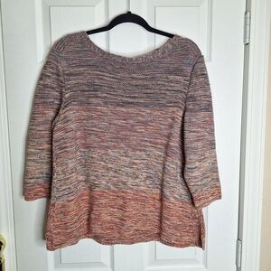 Chico's Multitone Knit Sweater Size 3 XL